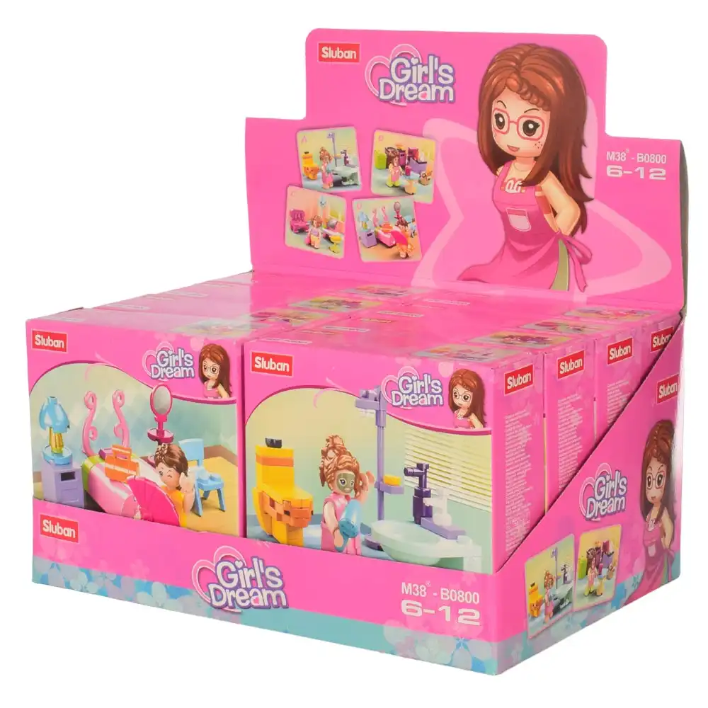 Sluban - Girls Dream Department Mini House Set (Different Designs) - M38-B0800