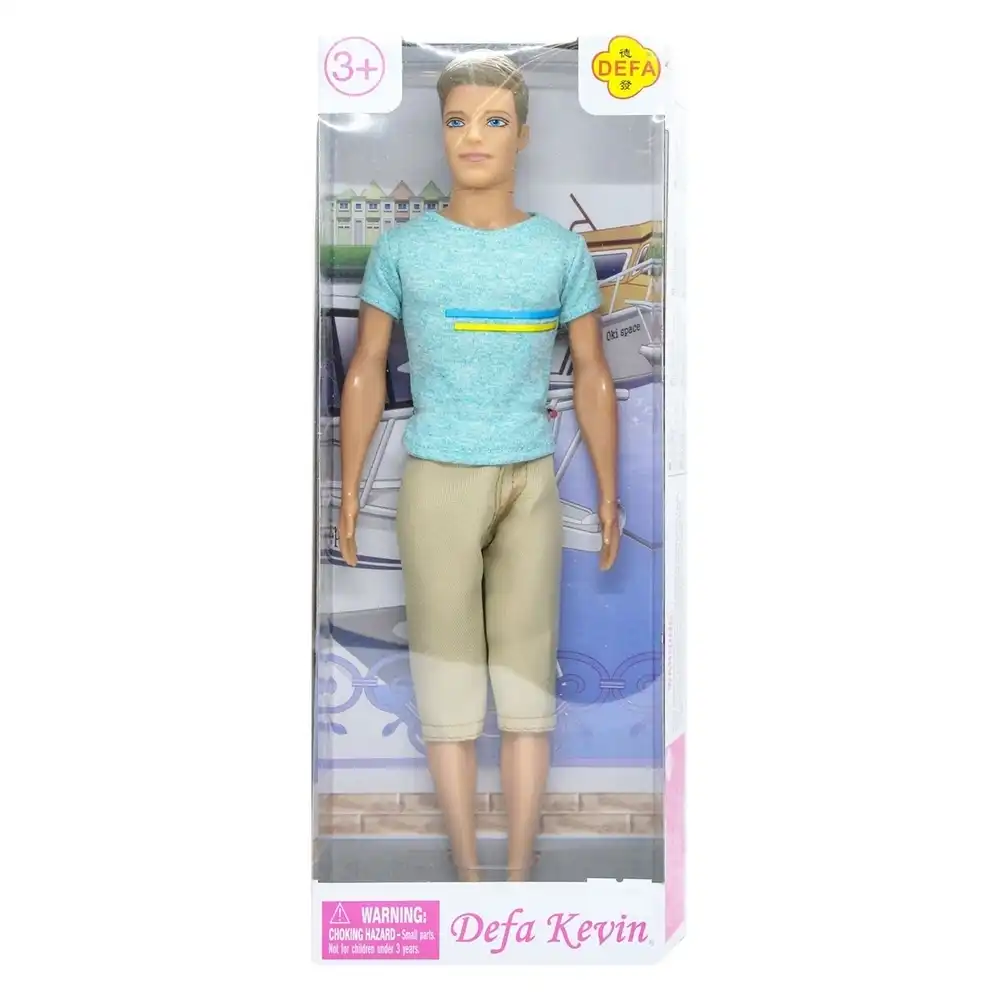 Defa - Kevin Fashion Doll with Cyan Top - 8372