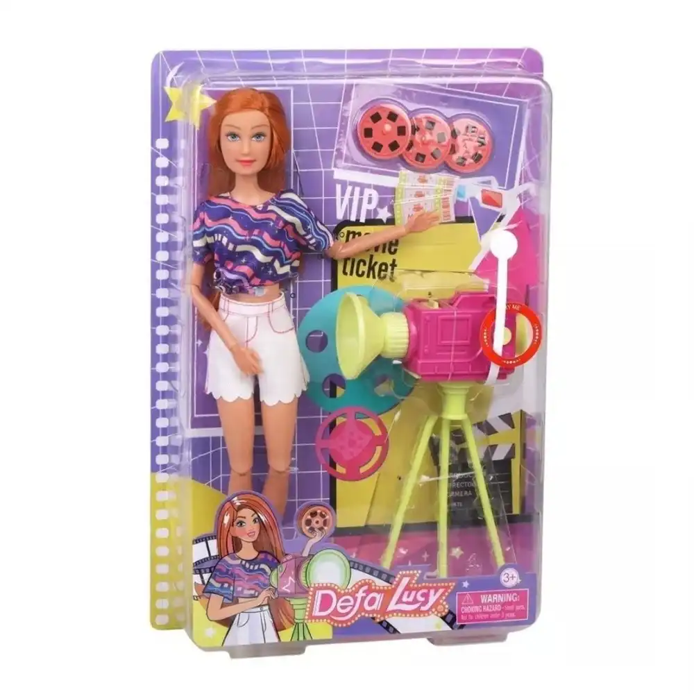 Defa - Lucy Fashion Girl with Movie Camera - 8487