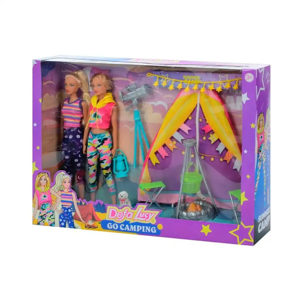 Defa - Lucy Dolls Go Camping With Accessories - 8498