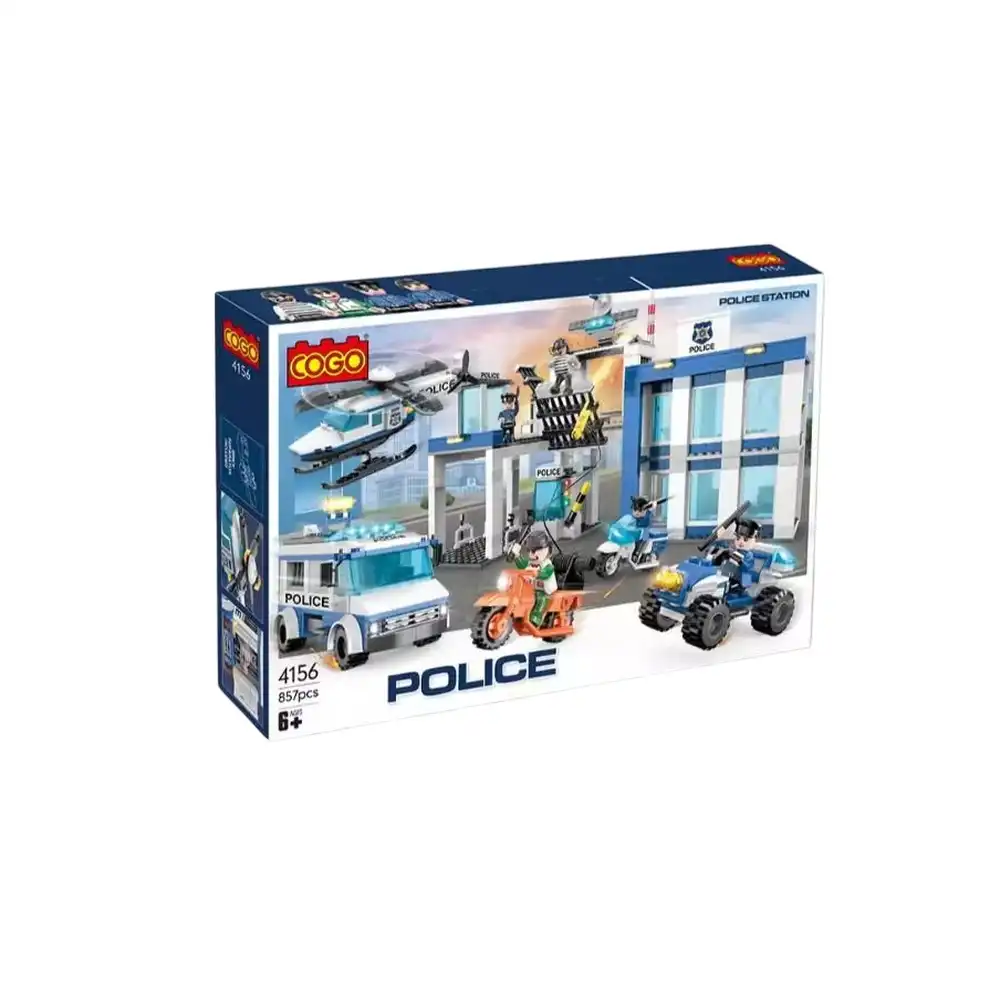 Cogo City Police Station 857 Pieces - 4156