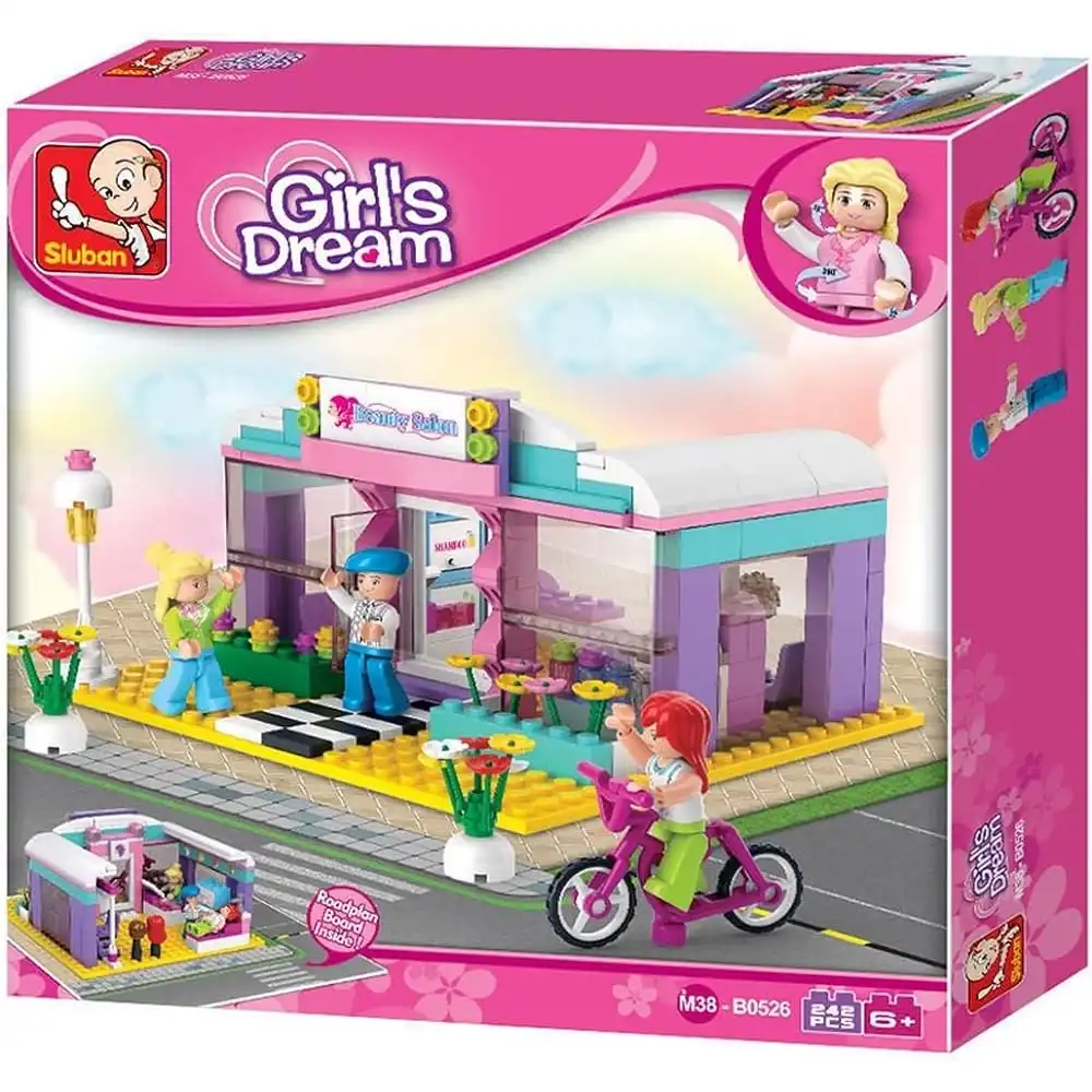 Sluban - Girls Dream Hair Beauty Salon Bricks Set 243 Pieces - M38-B0526