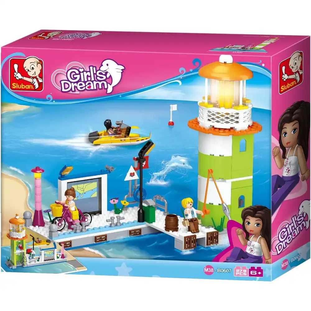 Sluban - Girls Dream Lighthouse & Pier 279 Pieces