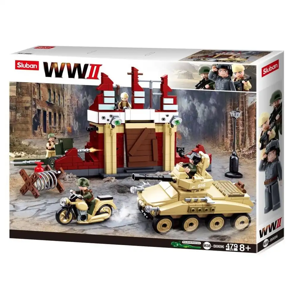 Briques De Construction - SLUBAN - PR Mecha Rouge - Rouge - 511 Pièces - Armure Futuriste Membres Mobiles~p244057493