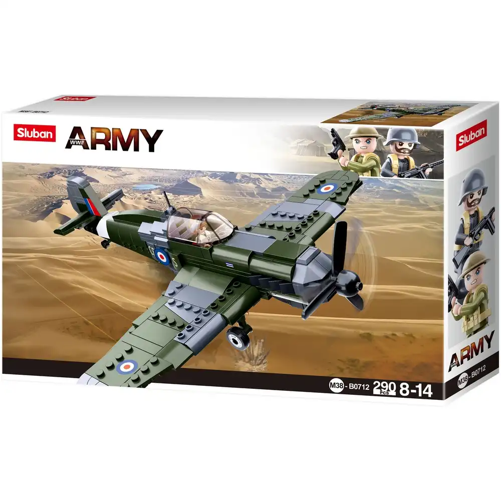 Sluban - Army Figther of the British Army 290 Pieces - M38-B0712