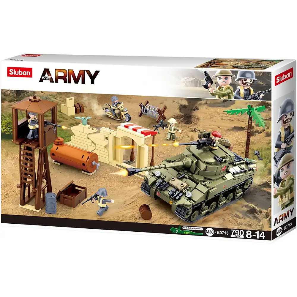 Sluban - Army The Big War Battle 790 Pieces - M38-B0713
