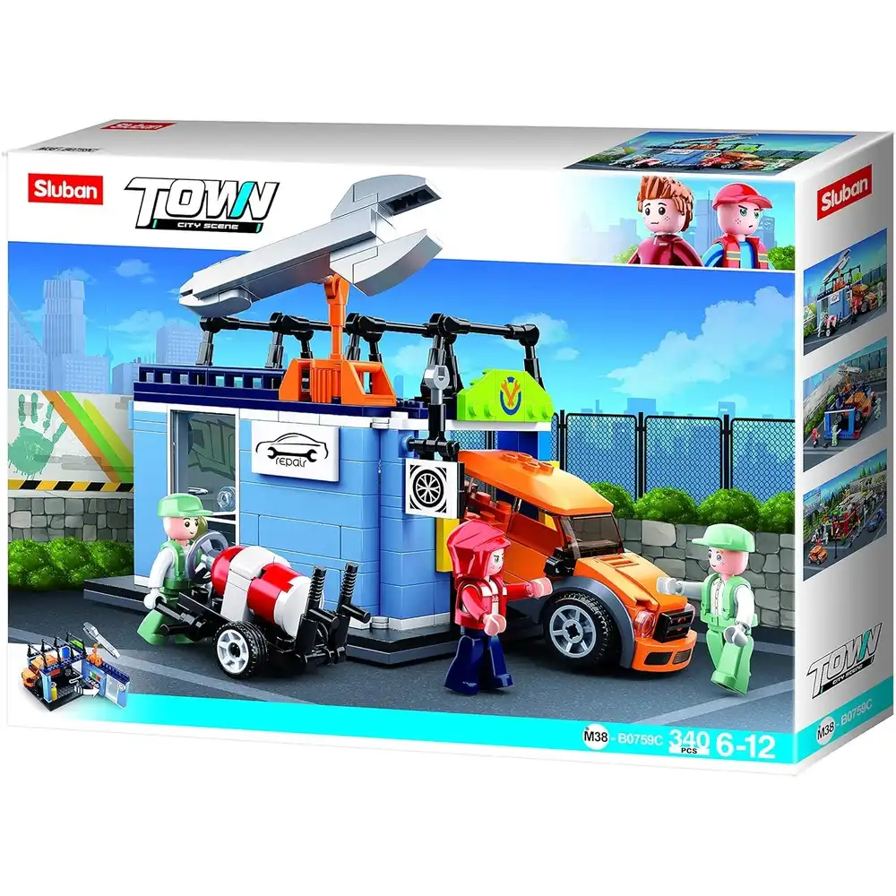 Sluban Town Maintenance Shop 340 Pieces - B0759C