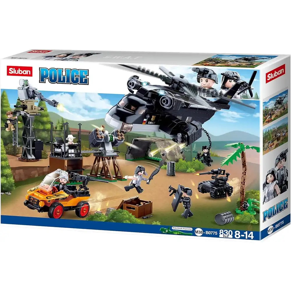Sluban - Police Den Attack 830 Pieces - M38-B0775