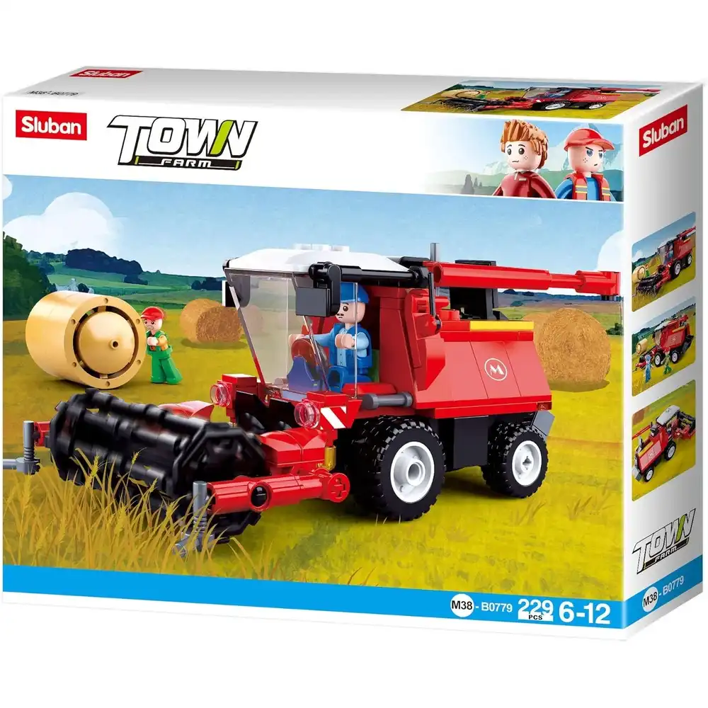Sluban - Town Farm Harvester Bricks Set 229 Pieces - M38-B0779