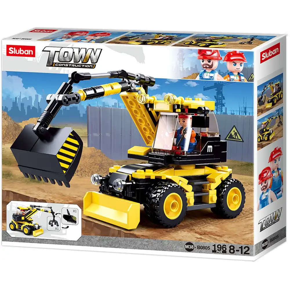Sluban Town Snowfield Rescue - Snow Plough, Set Costruzioni Spazzaneve, Istruzioni Incluse, Per Bambini