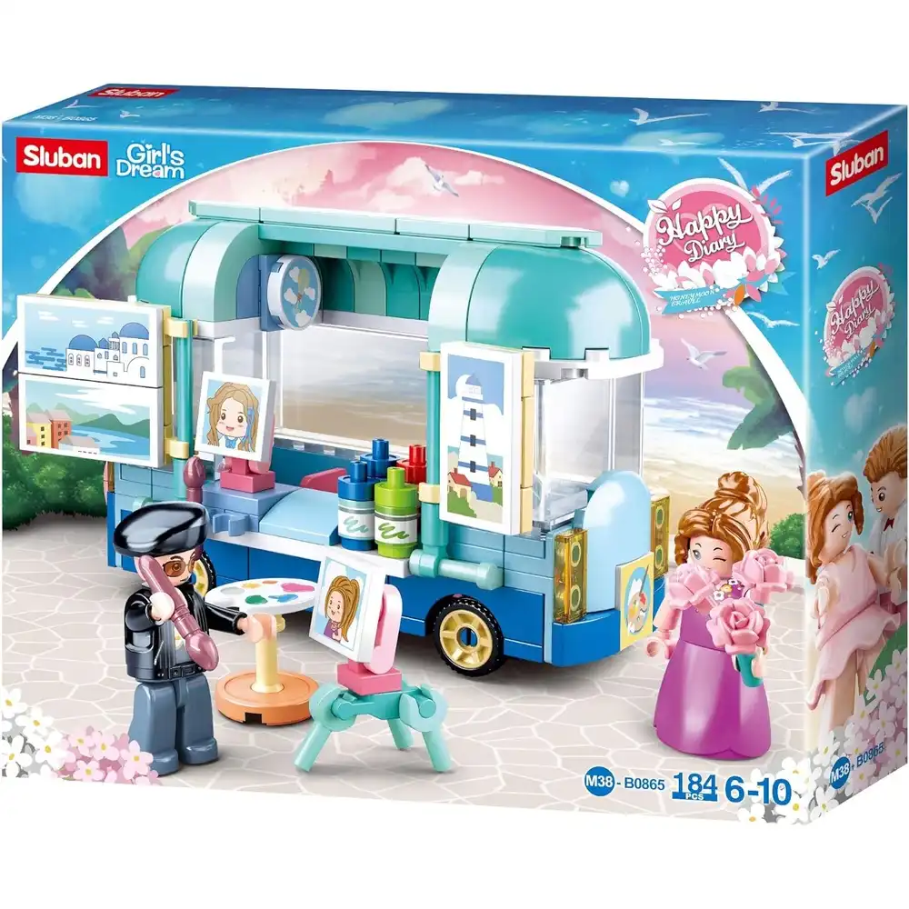 Sluban - Girls Dream Drawing Bricks Set 184 Pieces - M38-B0865