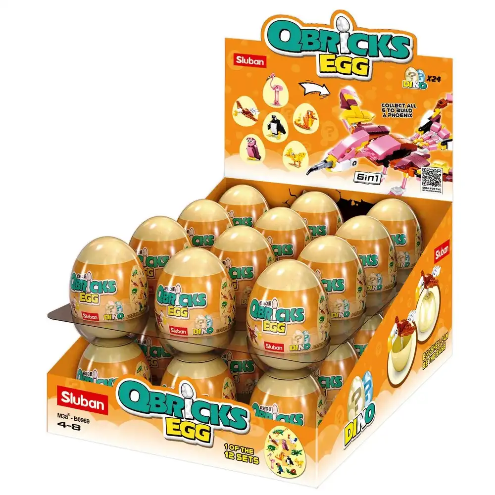 Sluban - Qbricks Egg Sea Creatures Set (Different Models) - M38-B1069