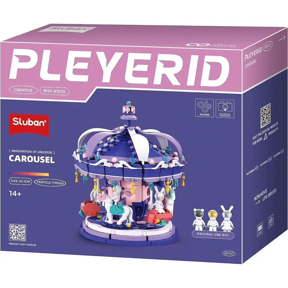 Sluban - Pleyerid Carousel Bricks Set 1749 Pieces - M38-B1050