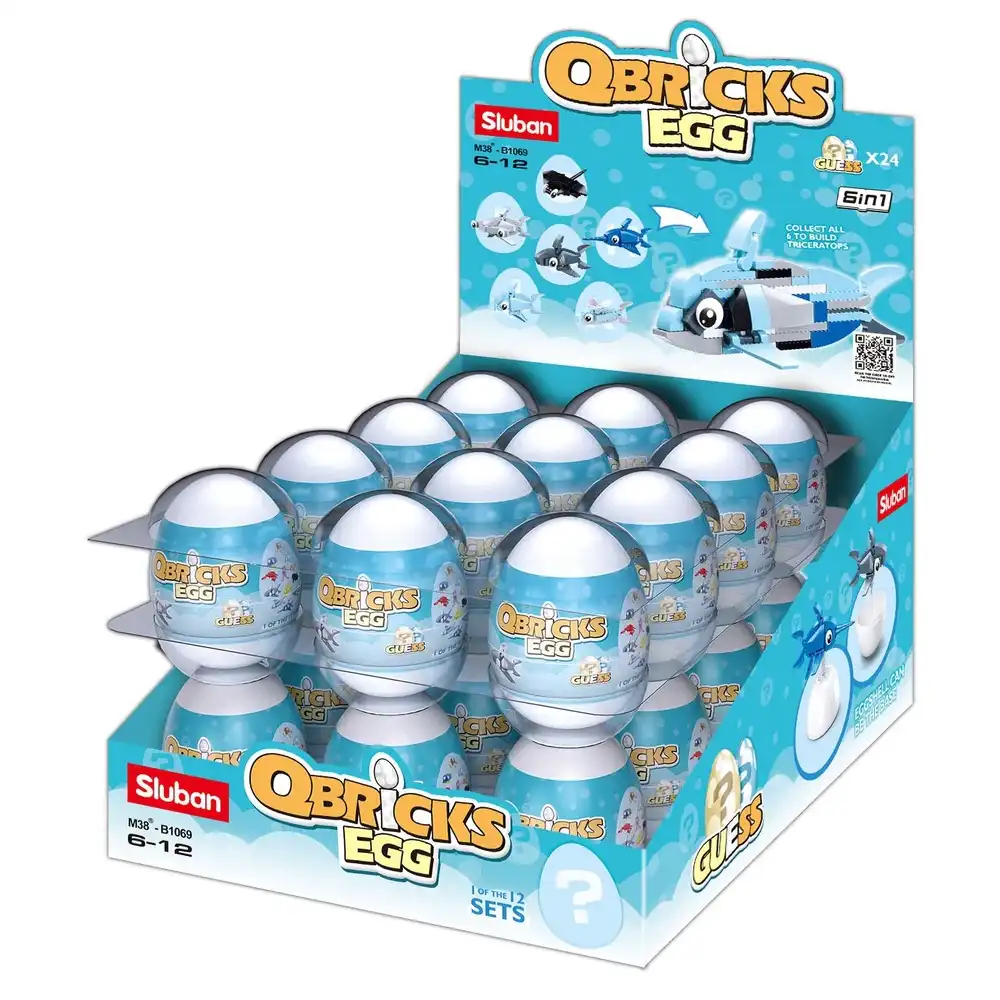 Sluban - Qbricks Egg Sea Creatures Set (Different Models) - M38-B1069