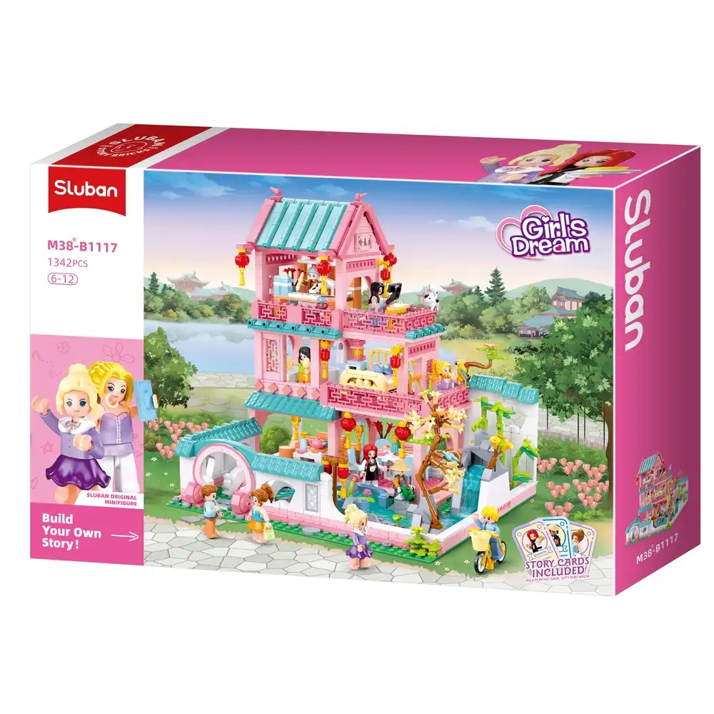 Sluban - Girl's Dream Chinese Style Villa 1 1342 Pieces - M38-B1117