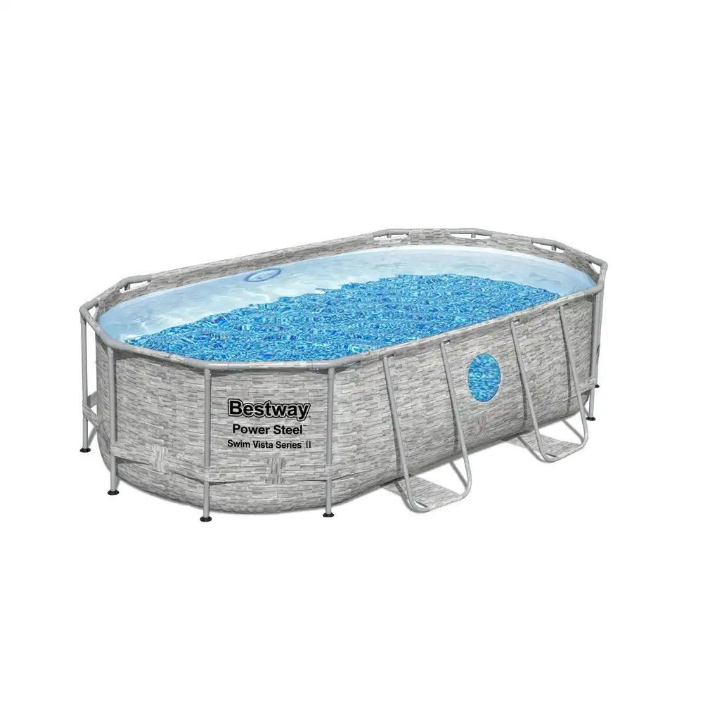 Bestway - Power Steel Swim Vista Series Frame Pool Complete Set with Filter Pump 427x250x100 cm - 56714