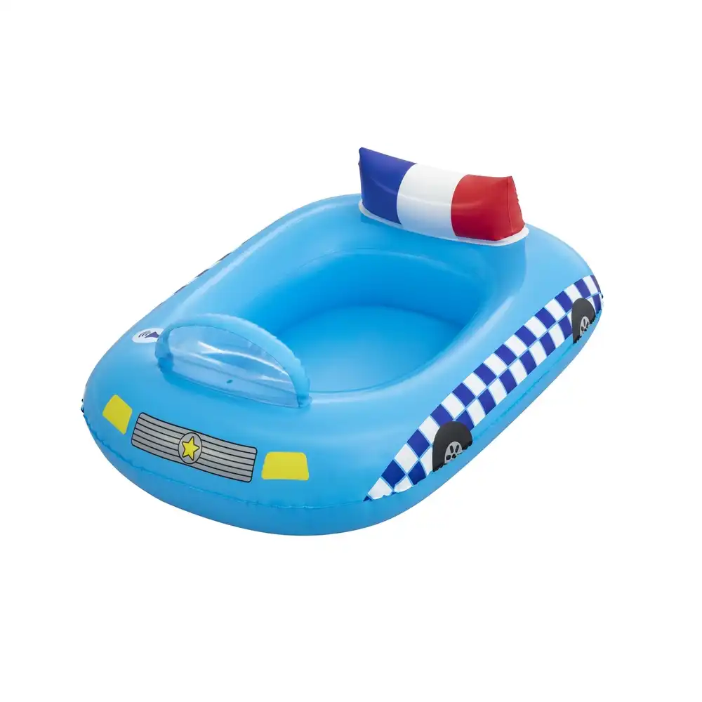 Bestway - Funspeakers Children's Inflatable Boat Police Car with Integrated Loudspeaker 97x74 cm - 34153