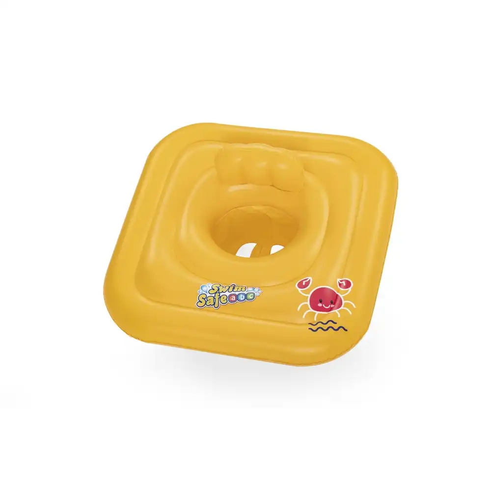 Bestway - Swim Safe ABC WonderSplash Square 3-Ring Inflatable Baby Boat - 32050