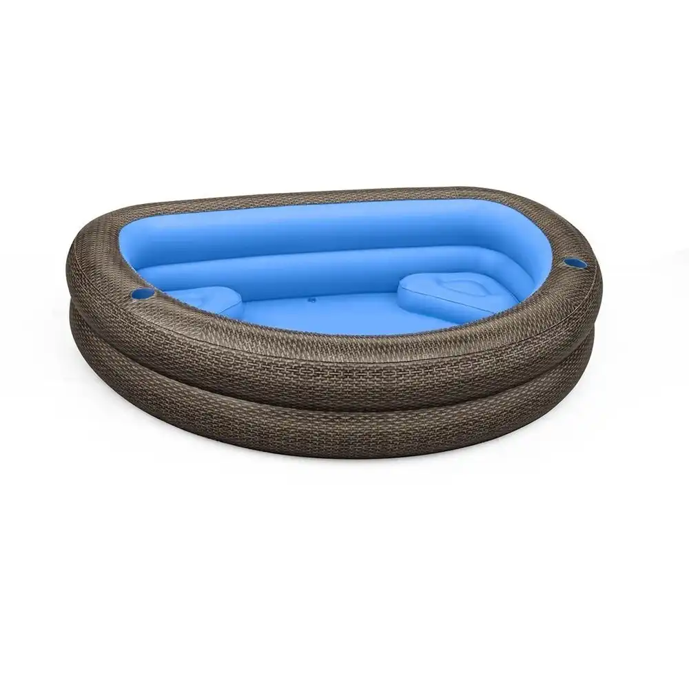 Bestway - TruPrint Family Pool Rattan Look 231x178x53 cm - 54426