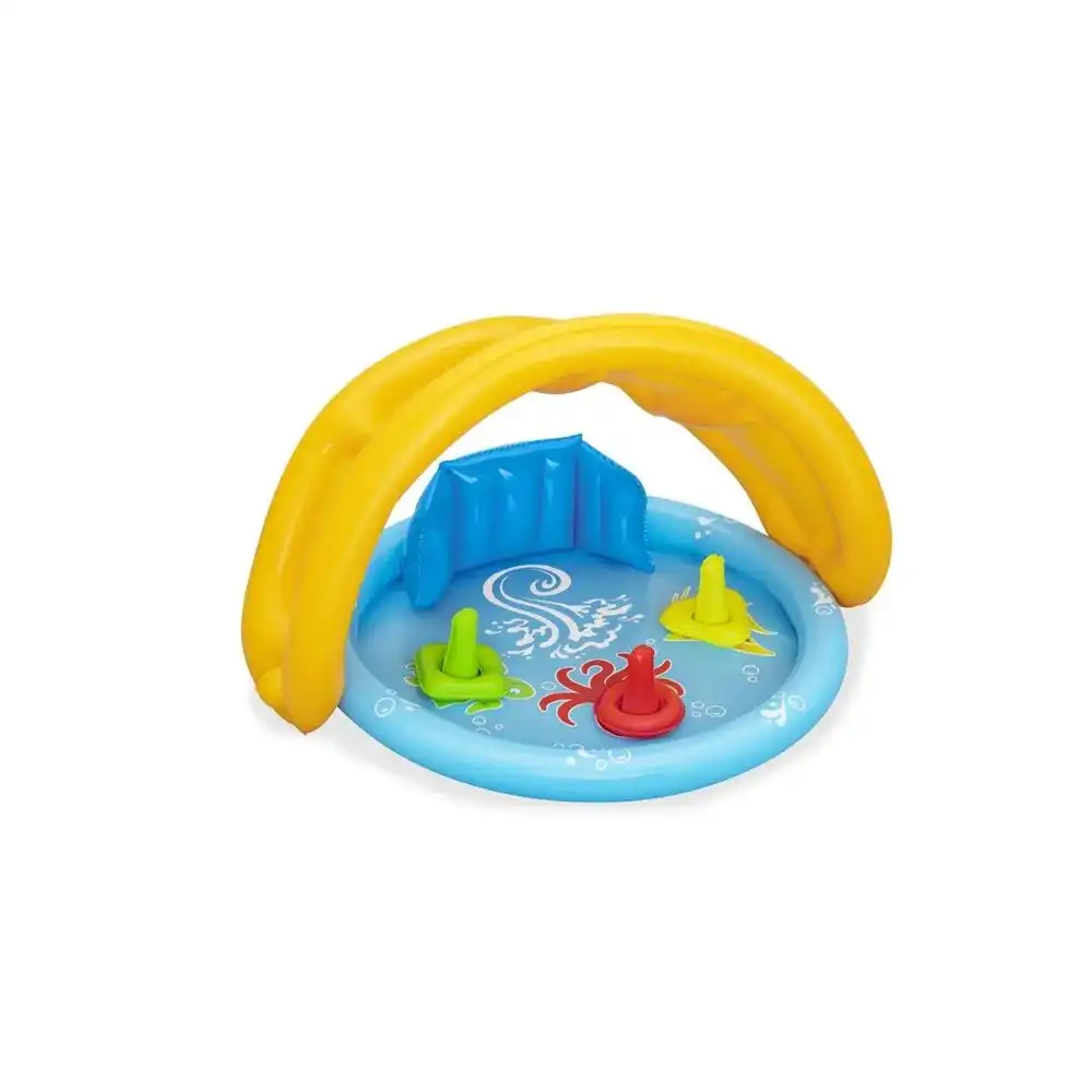 Bestway - Lil' SeaShapes Paddling Pool with Sun Canopy - 52568