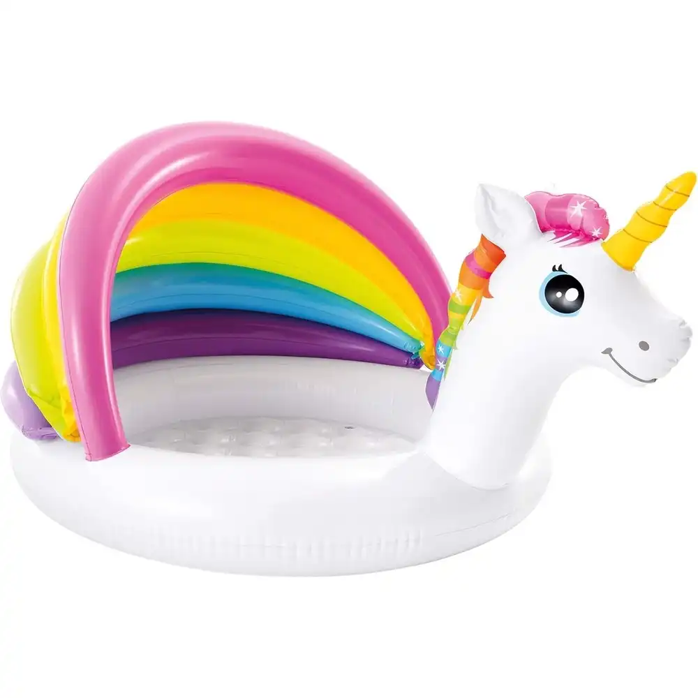 Intex - Unicorn Inflatable Kiddie Pool 127x102x69 cm - 57113