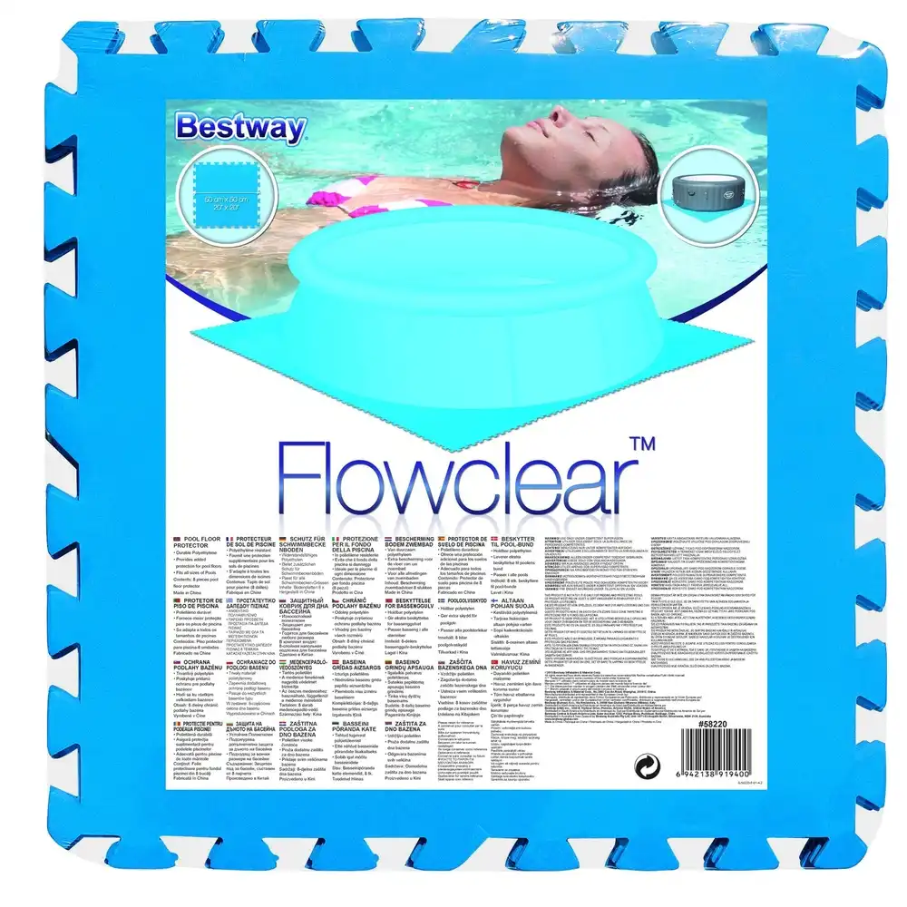 Bestway - Pool Floor Protector 50x50 cm 9 Pieces - 58220