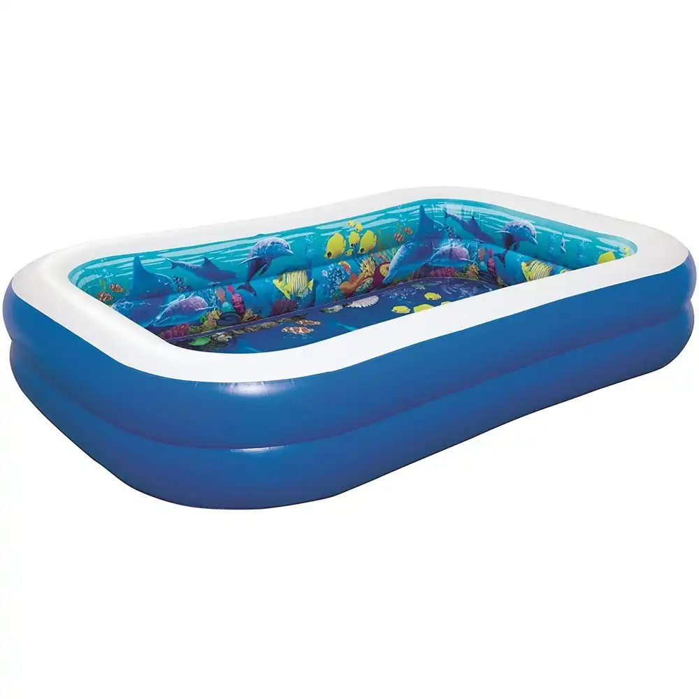 Bestway - Family Pool 3D Adventure Square 262x175x51 cm - 54177