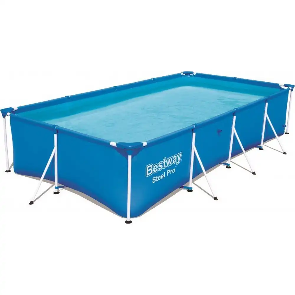 Bestway Steel Pro Power Pro Rectangular Frame Pool 400x211x81 Cm 56405