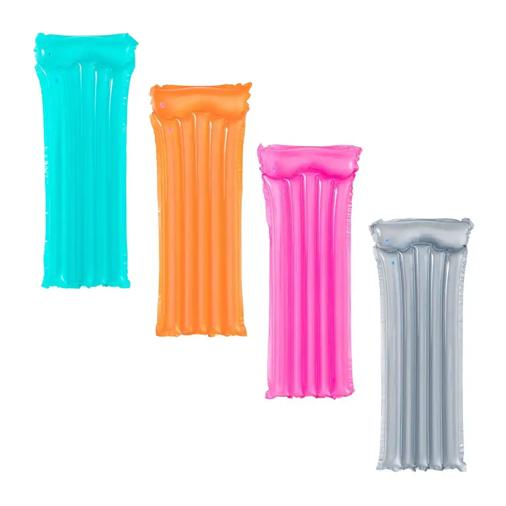 Bestway - Inflatable Transparent Airbed Deluxe Comfort 183x76 cm 4 Colors - 44013