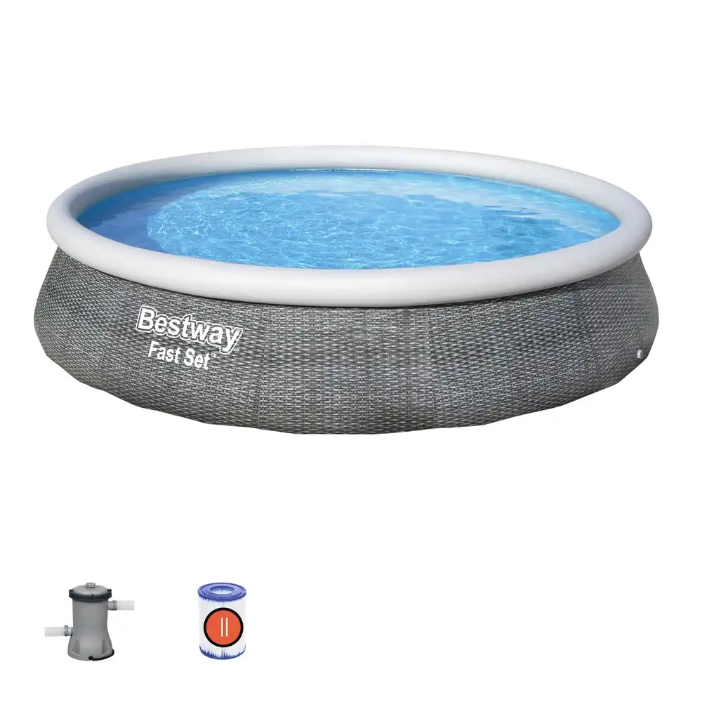 BLOW UP & MISTY セット Bestway - Fast Set Above Ground Pool Set with Filter Pump