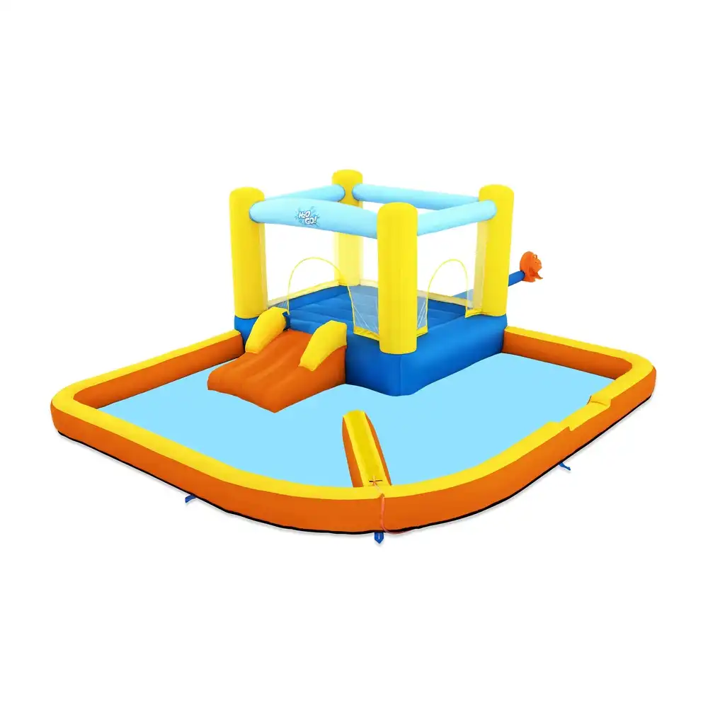 Bestway - H2OGO! Mega Water Park Beach Bounce with Continuous Fan 365x340x152 cm - 53381