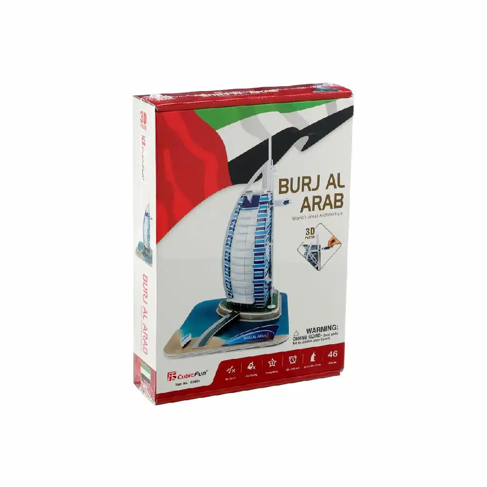 Cubic Fun - 3D Puzzle Burj Al Arab 46 Pieces - C065H