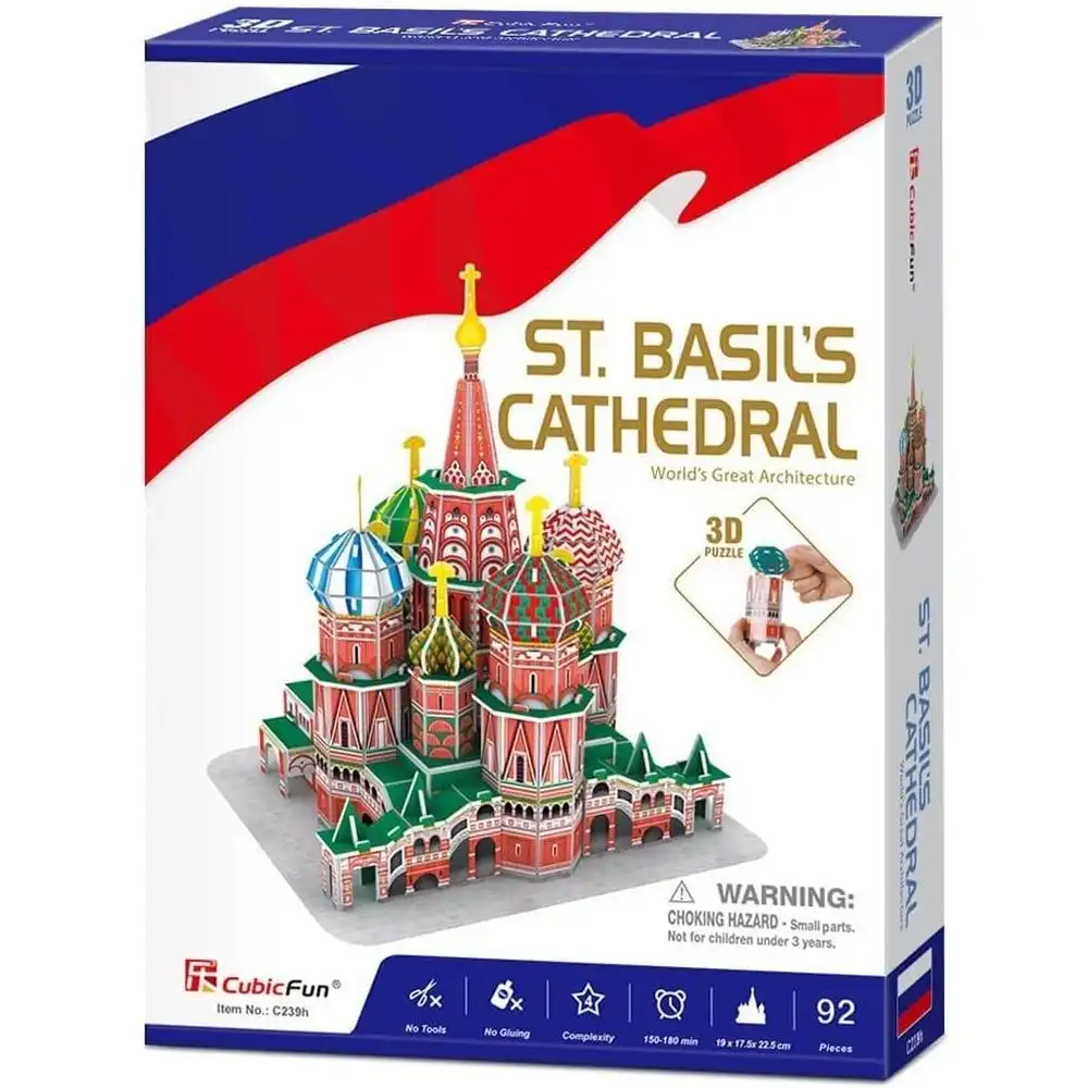 Cubic Fun - St. Basil's Cathedral 92 Pieces - C239h