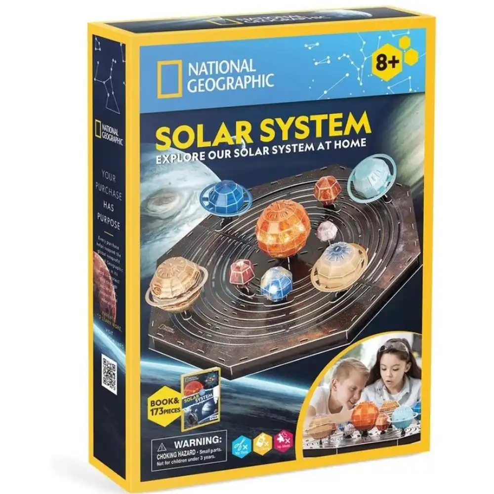 Cubic Fun - National Geographic 3D Puzzle Solar System 173 Pieces - DS1087h