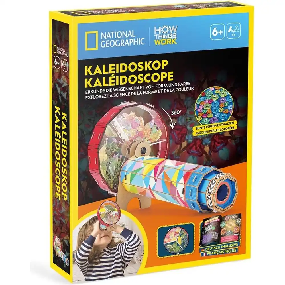 Cubic Fun - National Geographic 3D Puzzle Kaleidoscope 64 Pieces - DS1090h