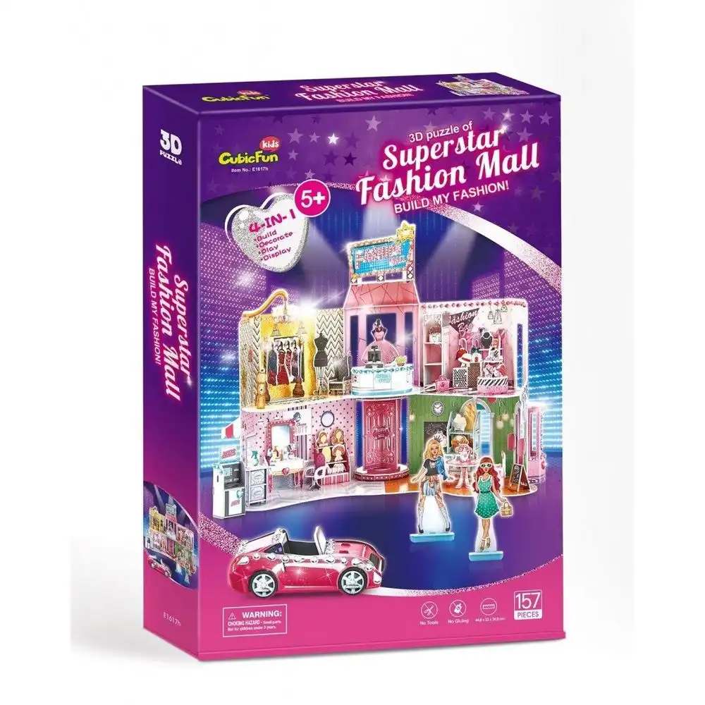 Cubic Fun - Super Star Fashion Mall 3D Puzzle 157 Pieces - E1617h