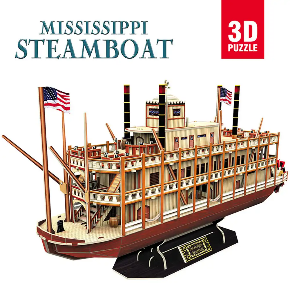 Cubic Fun - Mississippi Steamboat - T4026H