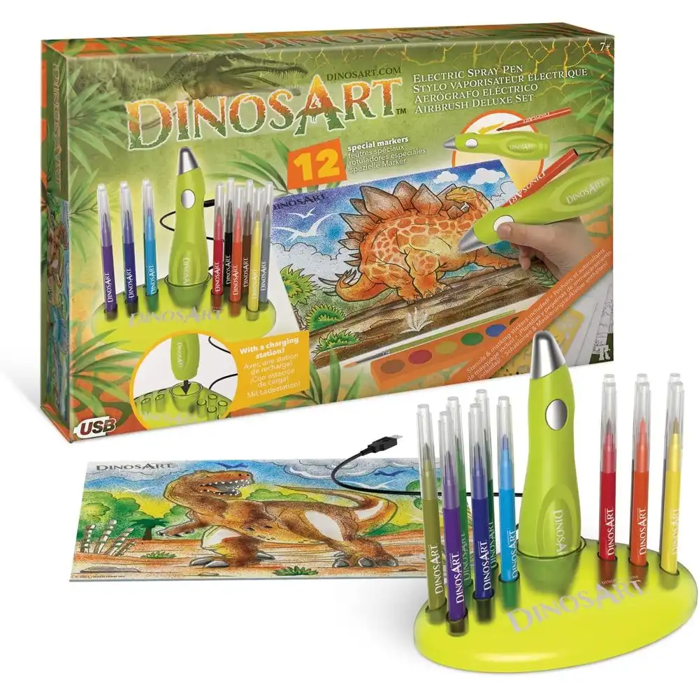 Nebulous Stars - DinosArt Electric Spray Pen And 12 Special Markers - 15152