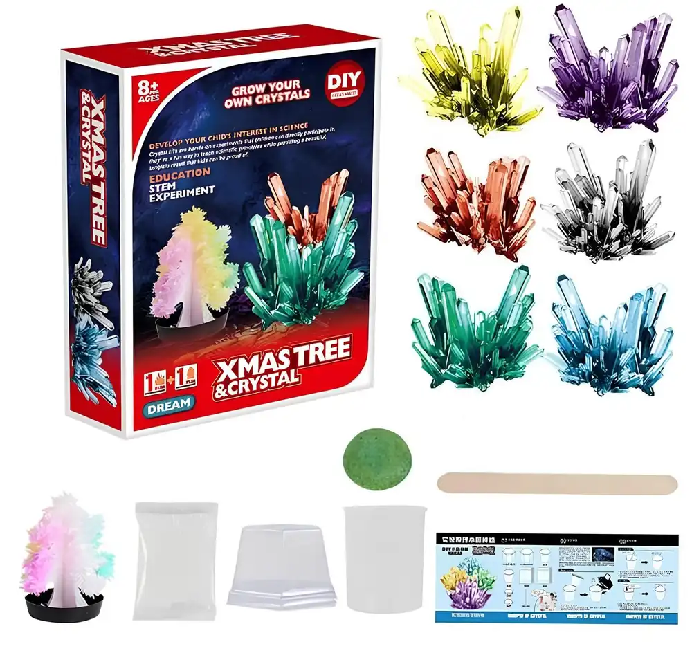 Eduman - Grow Your Own Xmas Tree & Crystals Kit - LZ22-3Y