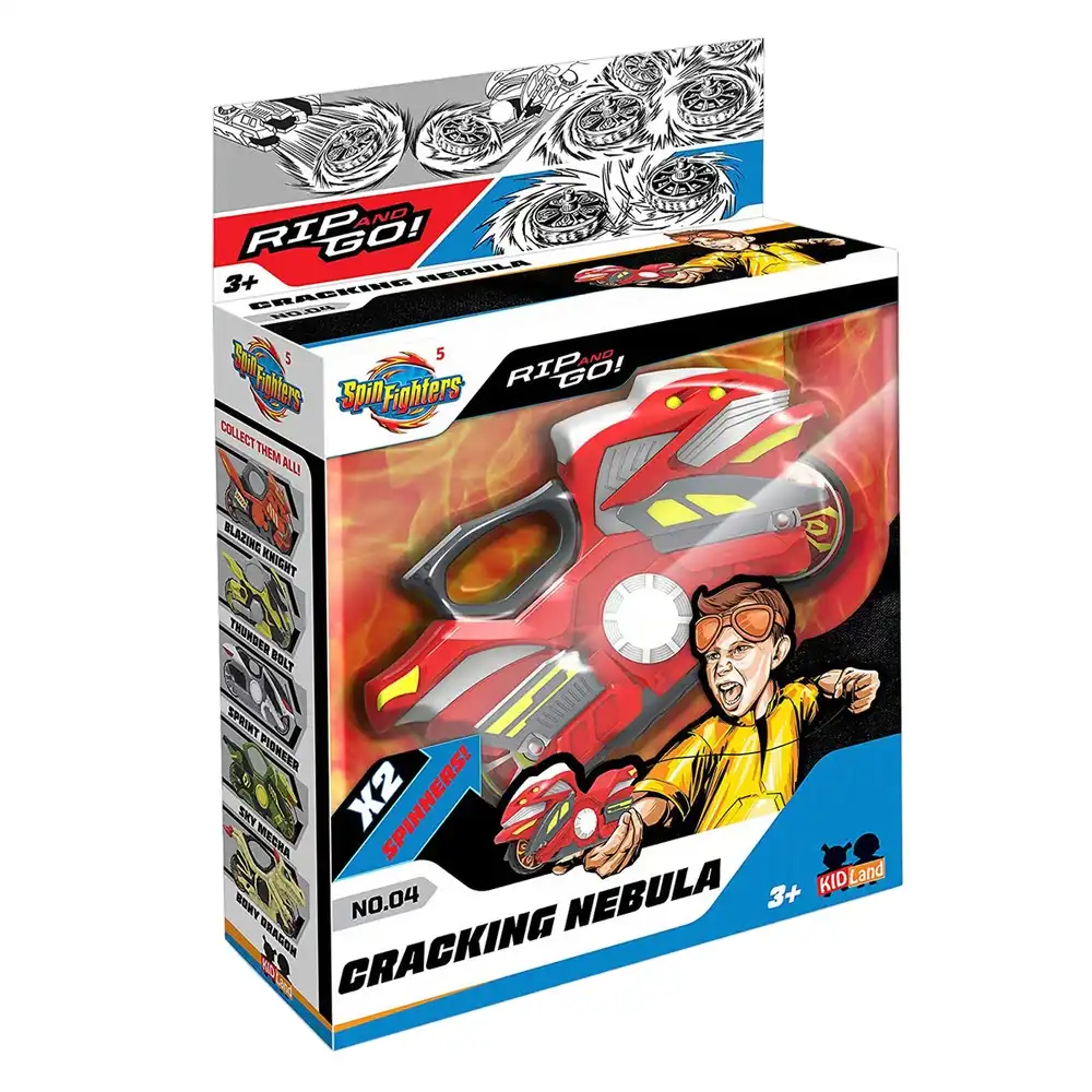 Kidland Spin Fighters 5 Cracking Nebula Spinner Toy -  MT0104