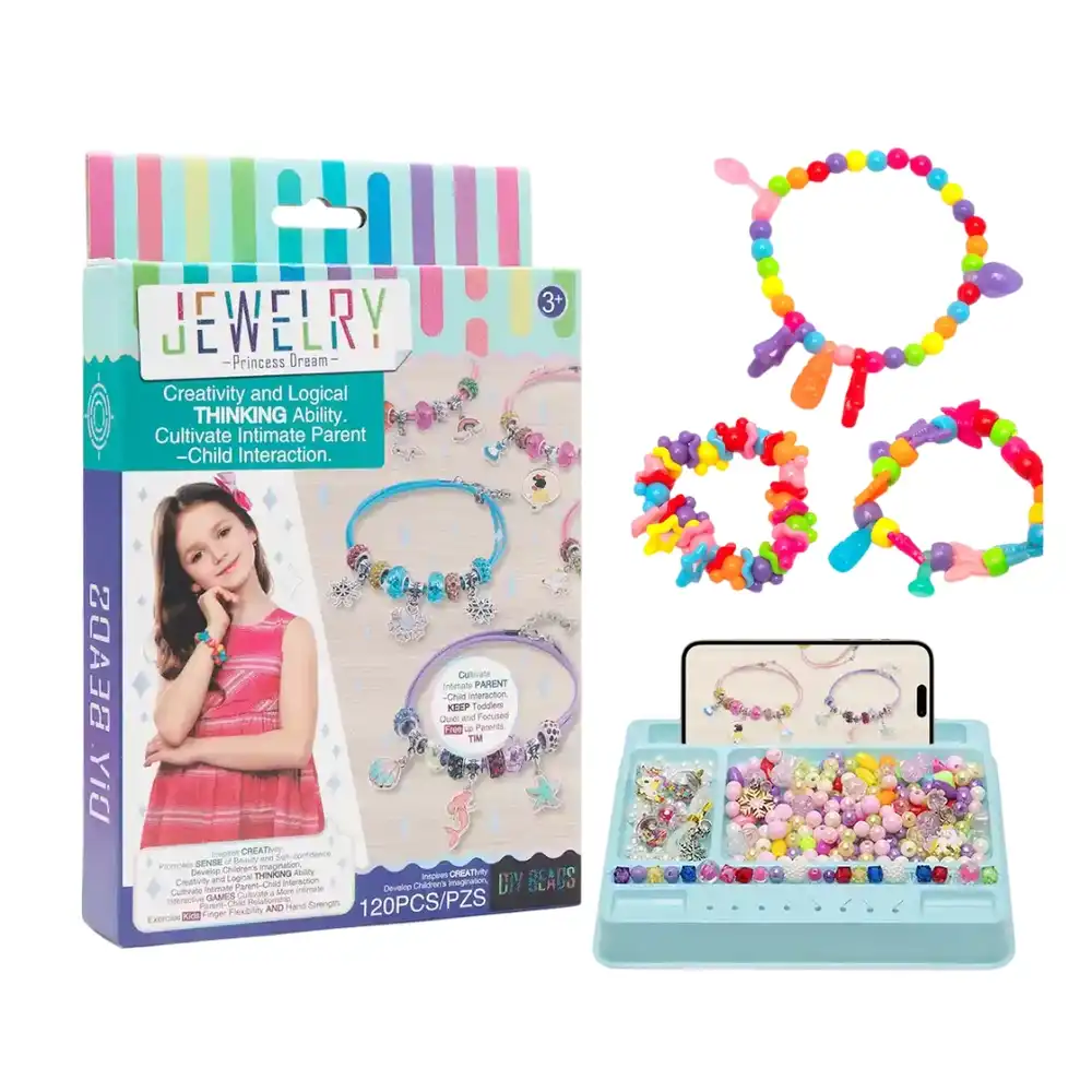 Jewelry Cosmetic 2 in 1 for Girls 72 Pieces - LD6148