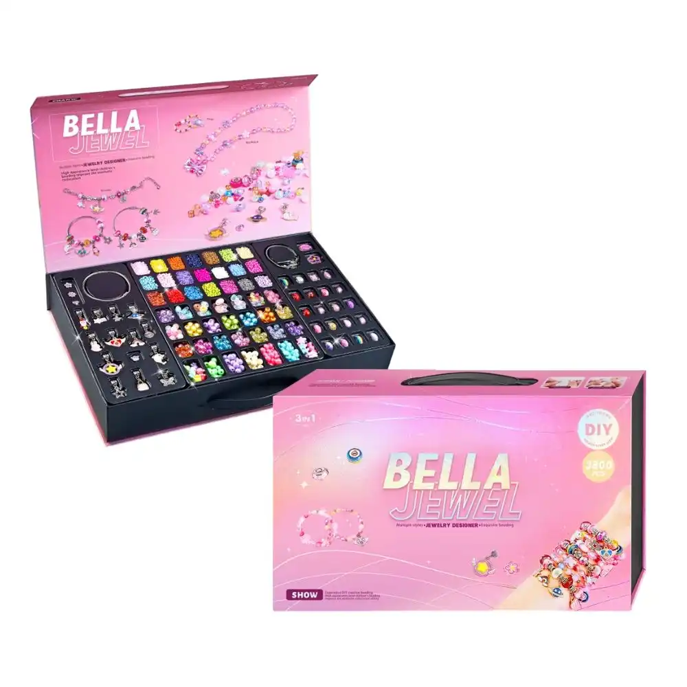 Sparkle Bella 3 in 1 Exquisite Jewelry Box 3800 Pieces - 7104