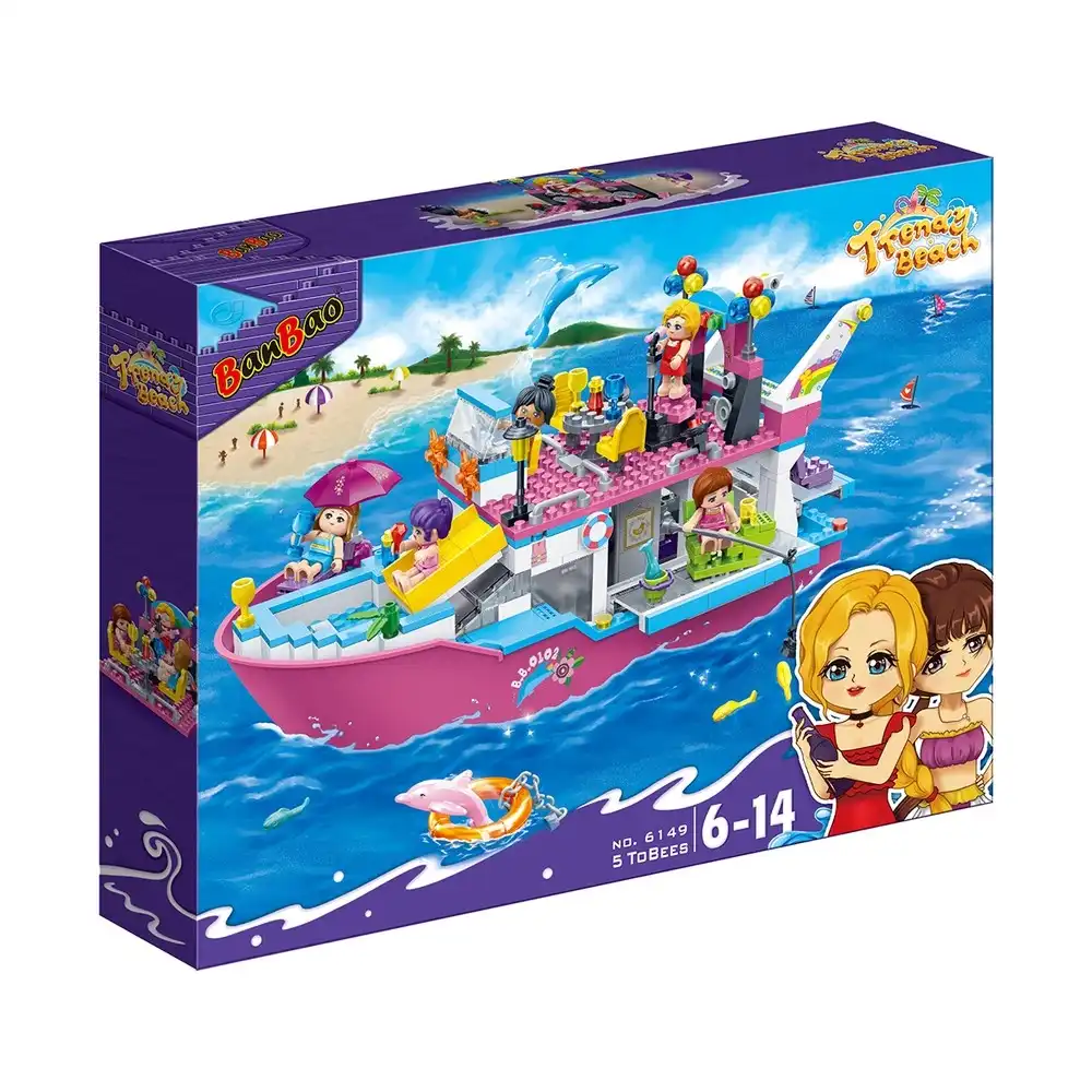 BanBao - Trendy Beach Yacht 502 Pieces - 6149