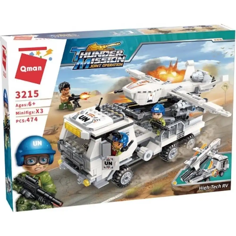 Qman - Thunder Mission High-Tech RV 474 Pieces - C3215