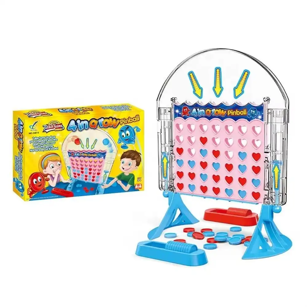 Pinball Connect 4 Table Game Heart Shape - 4818