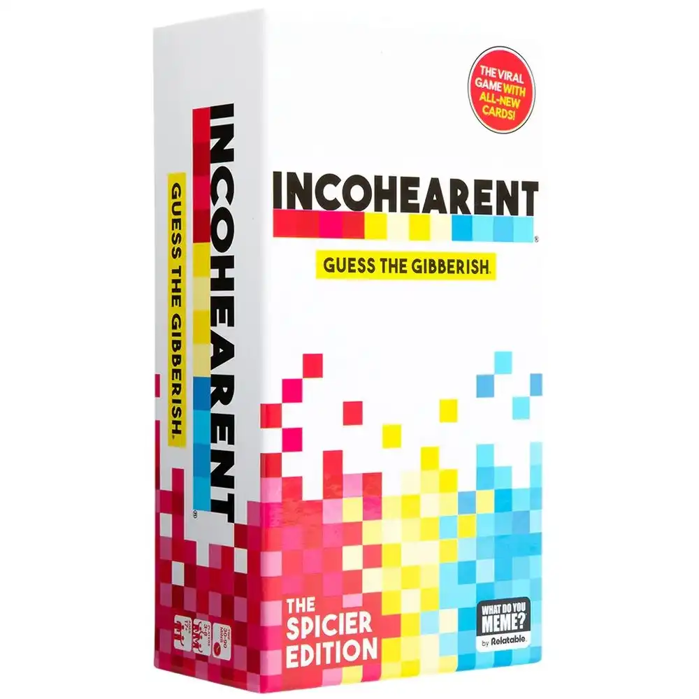 Incohearent Guess The Gibberish Adult Party Card Game Set - 0163-4