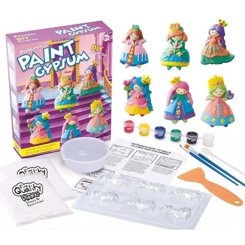 Princess Paint Gypsum Scrawl Toy - 128-30
