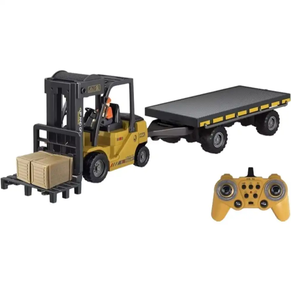 Flatbed Forklift Scale 1/24 With Remote Control - QH9014