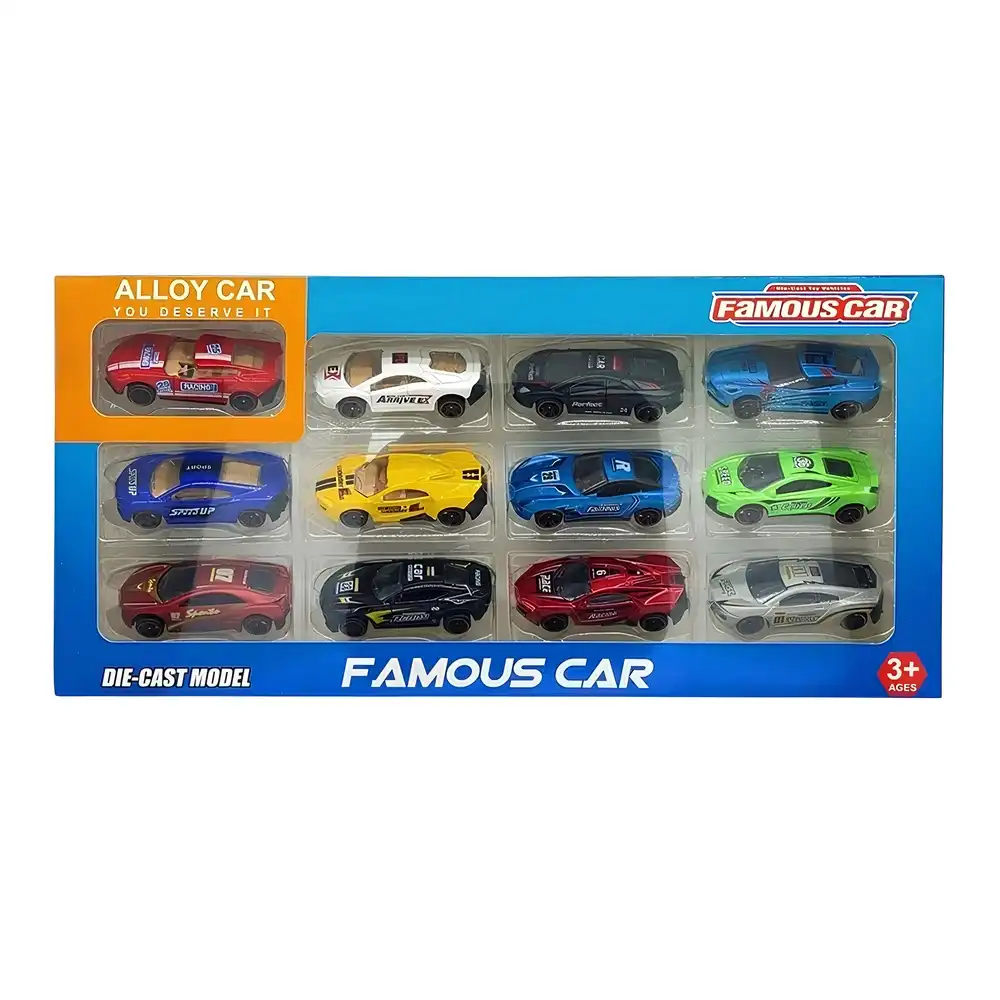 Famous Racing Car 12 Cars - FD39-A