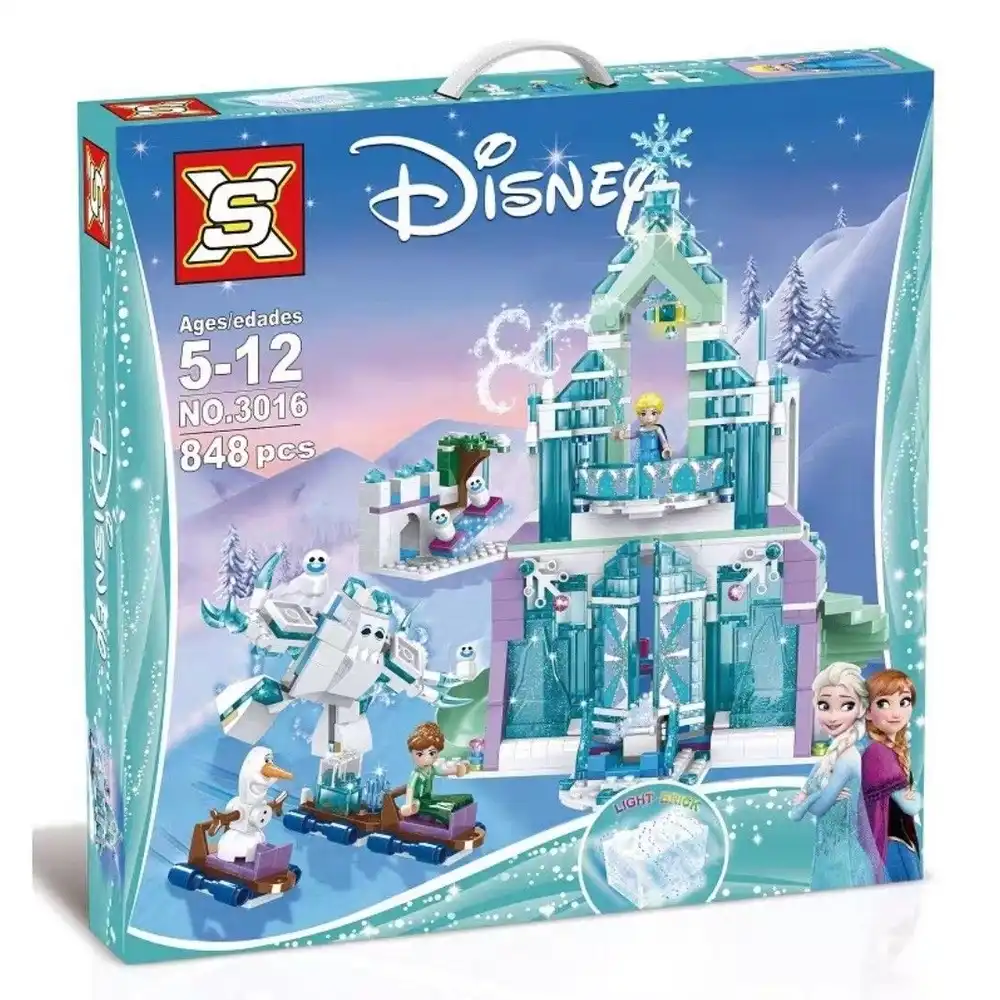 Disney Frozen 2 Castle Building Blocks 848 Pieces - 3016